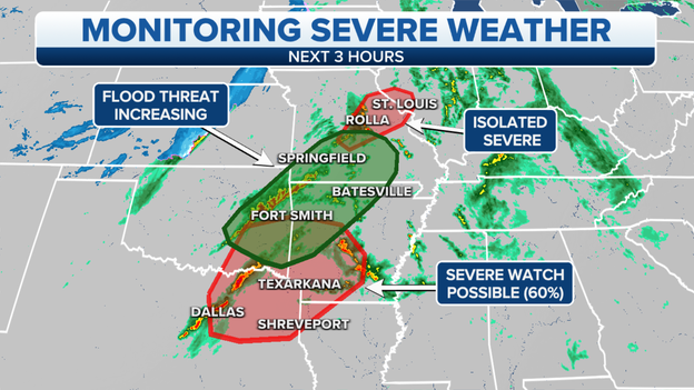 Severe storm outbreak expected Wednesday