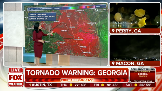 Confirmed Tornado in Brooks County, GA