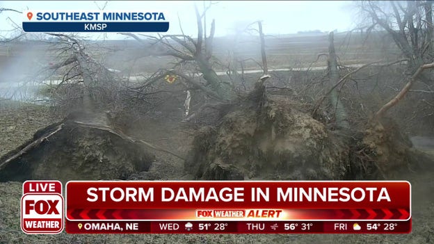 Severe storms leave extensive damage in southeast Minnesota