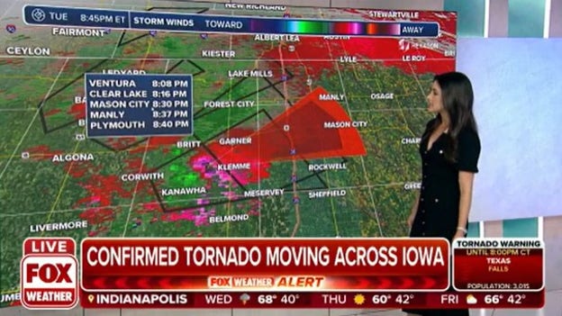 Confirmed tornado near Britt, Iowa