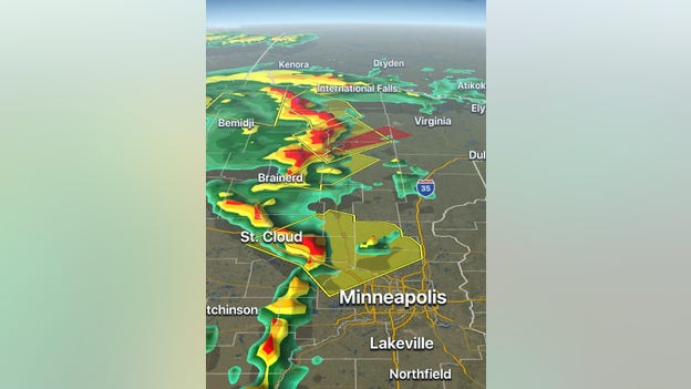 Warnings approaching Minneapolis Metro