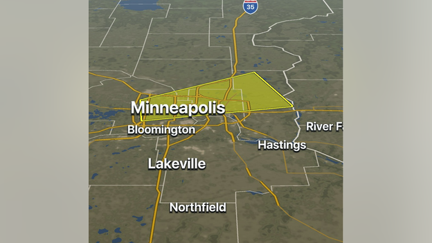 Severe storm marching through Minneapolis metro