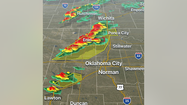 Track severe storms in Oklahoma