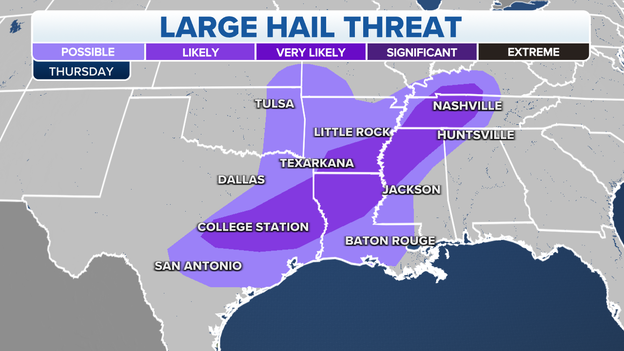 Severe weather brings threat of hail, flash flooding in Arkansas