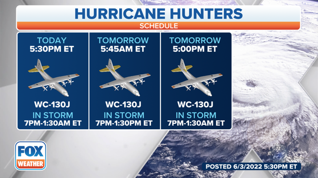 Hurricane Hunters en route to investigate system