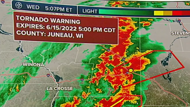 Tornado Warning issued for Vernon County, Wisconsin