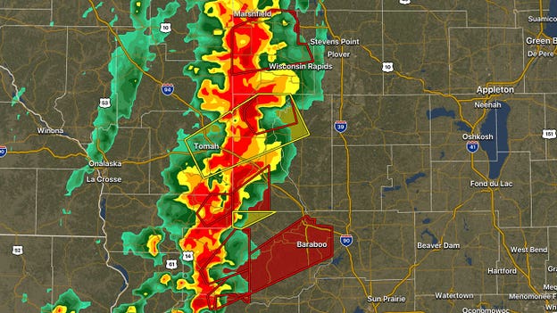 Multiple Tornado Warnings issued in Wisconsin