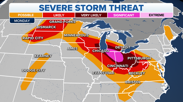 Severe Storms Firing Up In Midwest Could Spawn Damaging Winds ...