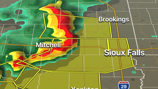 Dangerous winds approaching Sioux Falls, SD