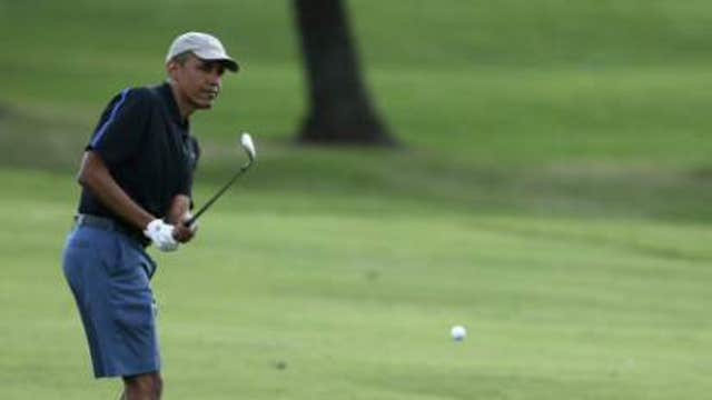 As ISIS spreads, Obama golfs?