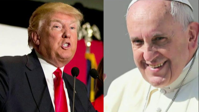 Trump: Pope doesn't understand US-Mexico immigration issue