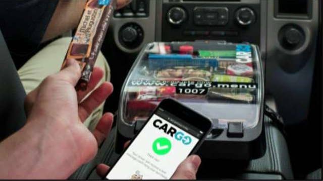 Uber cars becoming mobile vending machines