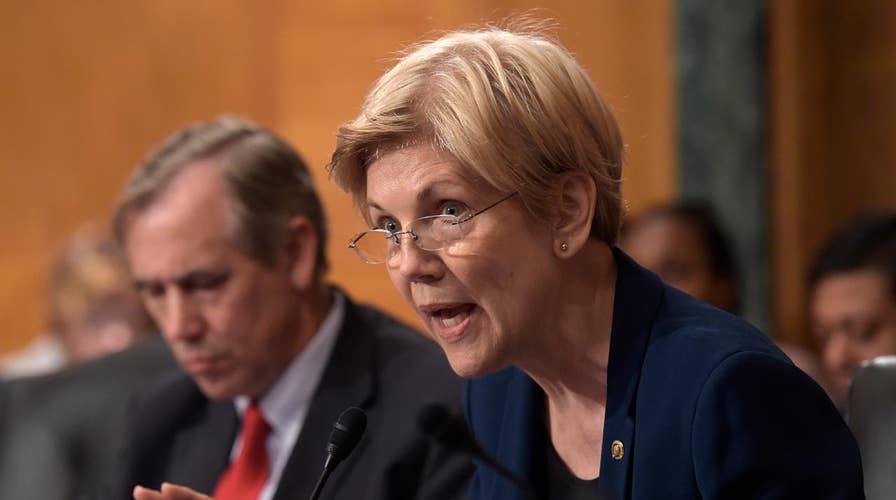 Sen. Warren takes aim at moderates 