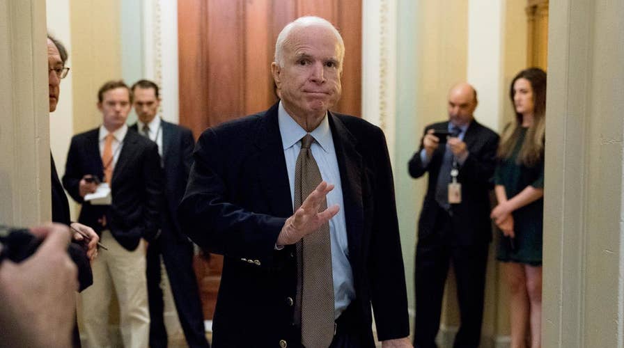 McCain slams question over blocking Trump’s agenda for political reasons