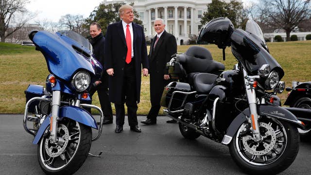 Trump supports possible Harley-Davidson boycott