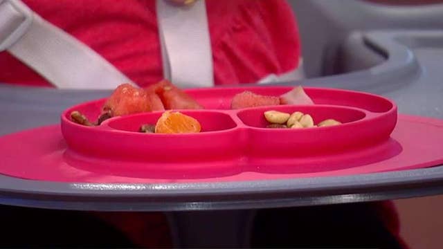 Small business' placemat, plates helping small children reduce those mealtime messes