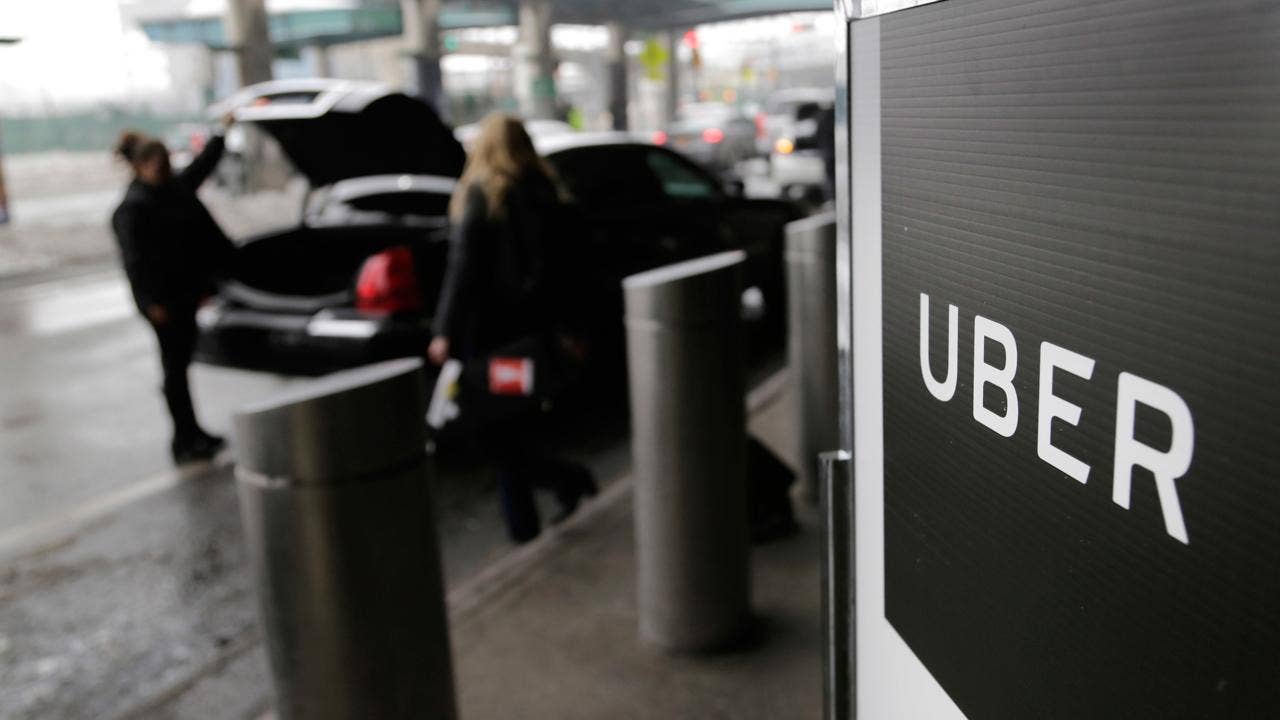 Uber shares open below IPO price of $45  Fox Business
