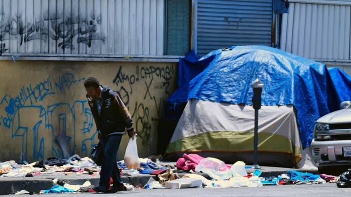 LA mayor under fire over city’s homeless problem