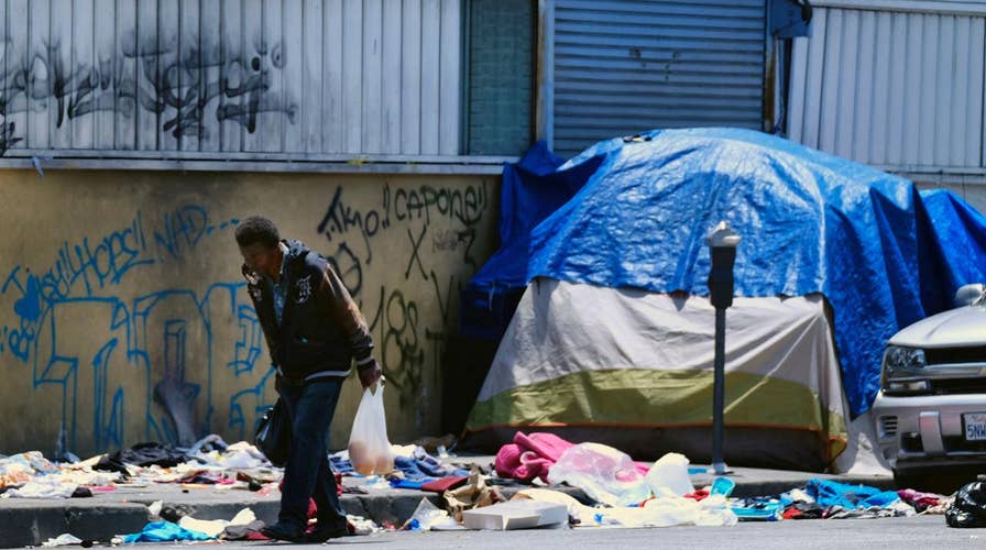 LA mayor under fire over city’s homeless problem