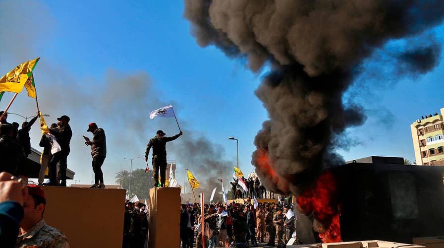 Iraqi protesters storm US embassy in Baghdad