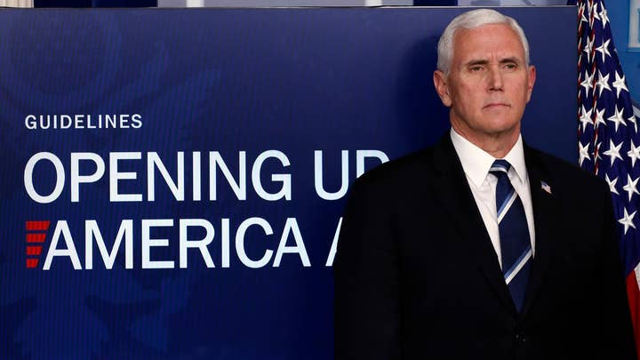Pence explains reasoning behind new guidelines for reopening America
