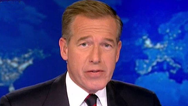 Brian Williams apologizing for not telling the truth