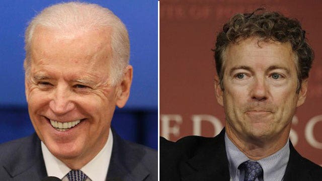Would you buy them dinner? : Joe Biden and Ron Paul
