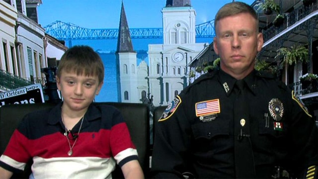 'Police lives matter': 9-year-old thanks law enforcement