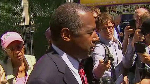 Dr. Ben Carson tackles race issues in Harlem