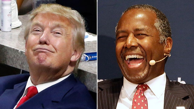 Trump, Carson ride wave of outsider status in national poll