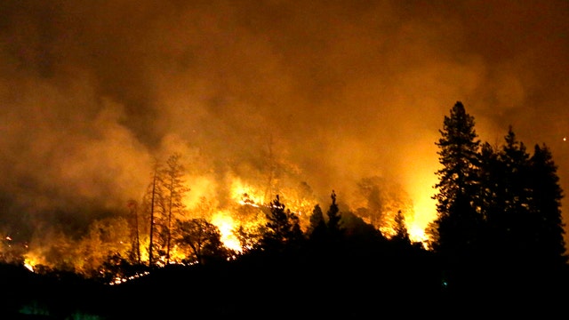 Wildfires rage through Northern California
