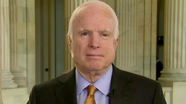 Sen. McCain: Refugee crisis requires boots on the ground