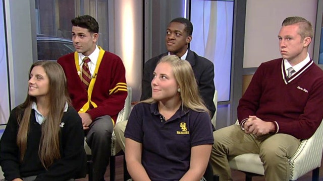 Lucky high school students picked to meet the pope