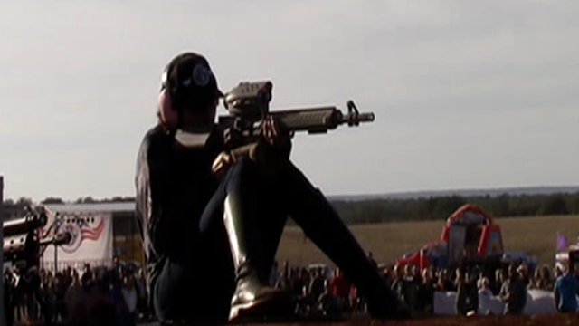 The rifle that helped Taya Kyle win shootout contest