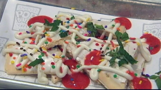 Wild creations at Times Square's pop up Pop Tart cafe