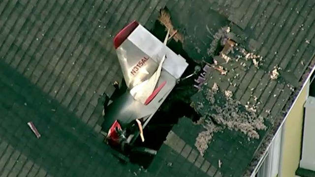 Small plane crashes into building in Methuen, Massachusetts