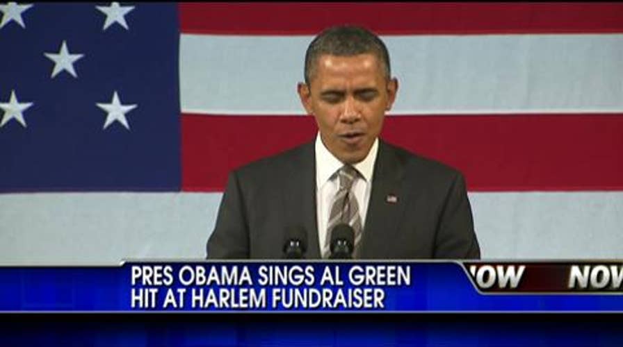 Who Knew?: President Obama Showcases His Singing Voice Doing an Al Green Rendition at Harlem Fundraiser