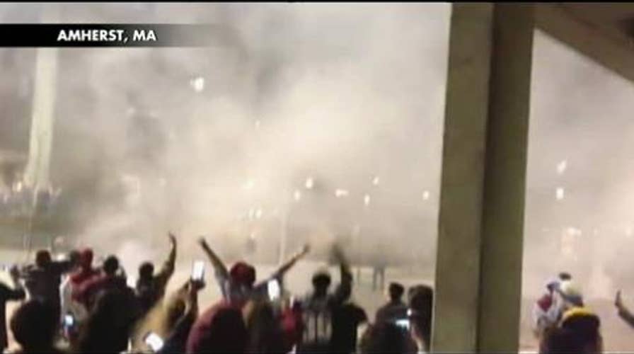 VIDEO: Riot Erupts at UMass Amherst After New England Patriots Lost Super Bowl