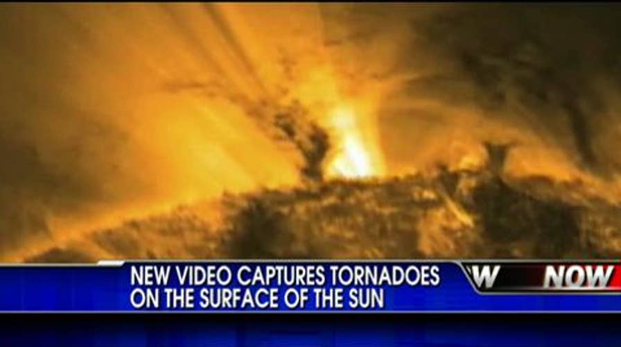 New Video Captures Tornadoes on the Surface of the Sun