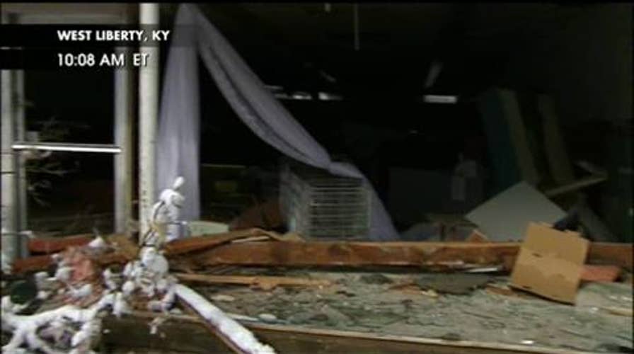 NEW VIDEO: Storm Damage From West Liberty, Kentucky