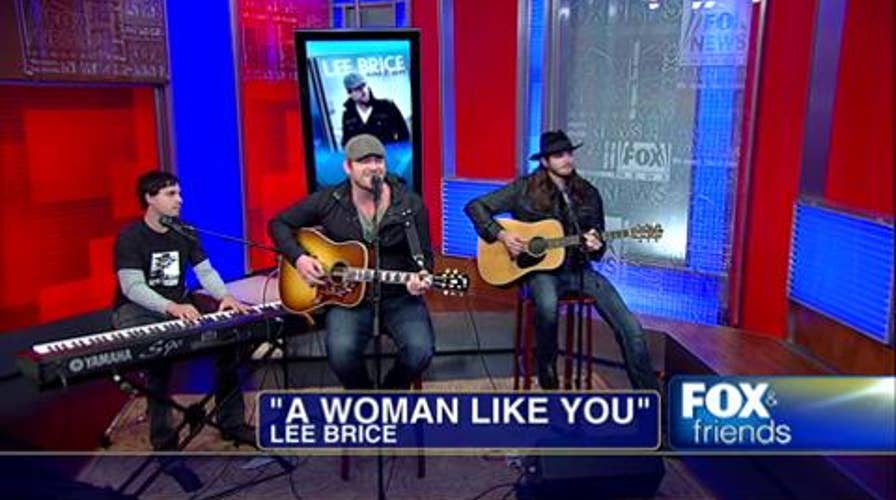 Country Singer Lee Brice Performs "A Woman Like You" on Fox and Friends