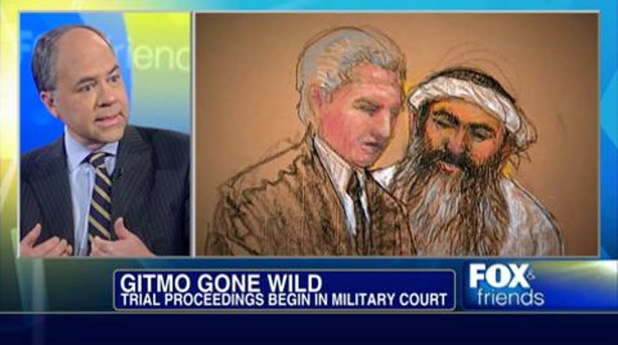 9/11 Plotters, KSM Delay Court Proceedings With Antics Like Making Paper Airplanes, Reading Magazines and Feigning Sleep