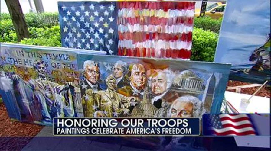 Artist Steve Penley Celebrates the U.S.A. Through Patriotic Paintings