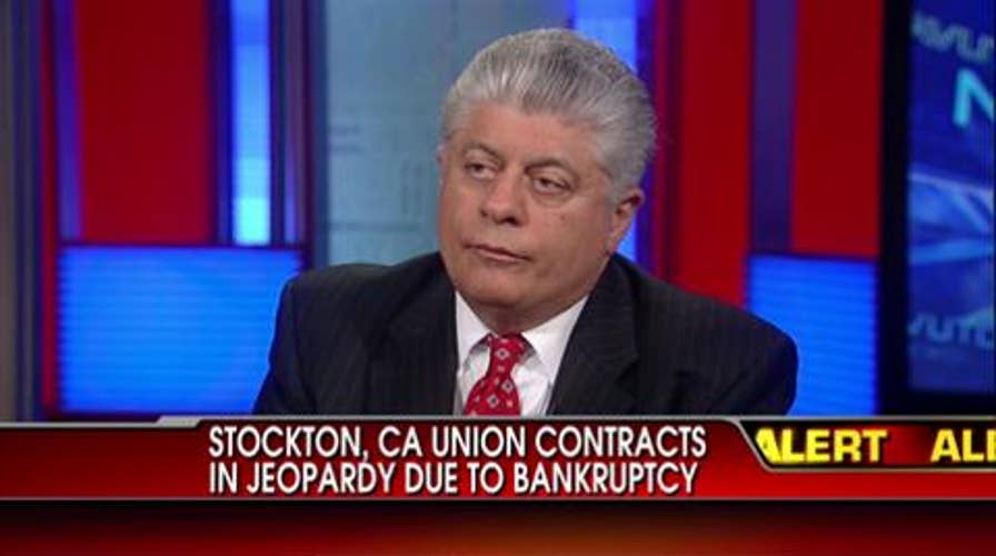 Judge Napolitano: If Stockton, California Files For Bankruptcy, Other Cities Will Do Same Thing