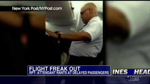 Video Flight Attendant Lashes Out At Delayed Passengers “daring” Them