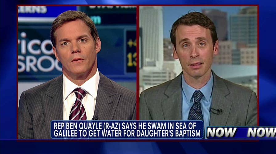 Rep. Quayle Denies Seeing Inappropriate Behavior While Swimming in Sea of Galilee