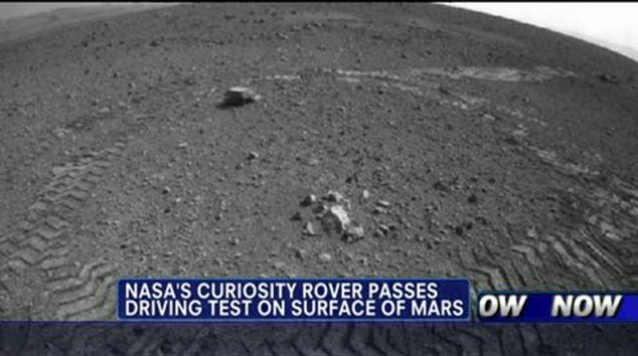 NASA’s ‘Curiosity’ Rover Passes Driving Test on Surface of Mars