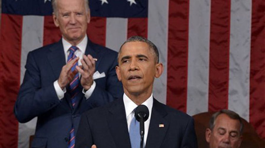 Obama's State of the Union: Split-screen sort of response