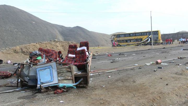 Bus crash kills 37, injures 84 others in Peru