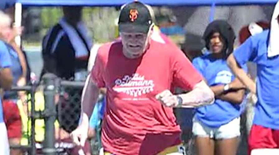 100-year-old man breaks 5 world records at Senior Olympics